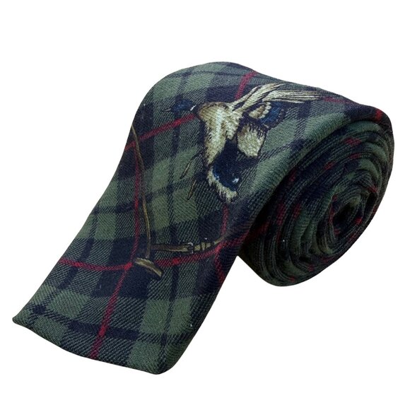ralph lauren tartan tie
